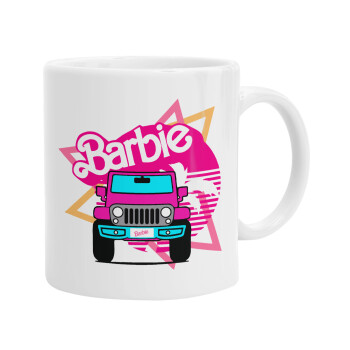 Barbie car, Κούπα, κεραμική, 330ml (1 τεμάχιο)
