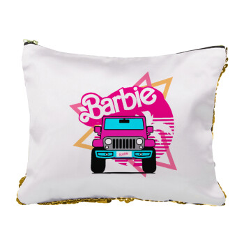 Barbie car, Τσαντάκι νεσεσέρ με πούλιες (Sequin) Χρυσό