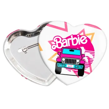 Barbie car, Κονκάρδα παραμάνα καρδιά (57x52mm)