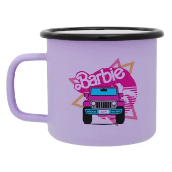 Barbie car, Κούπα Μεταλλική εμαγιέ ΜΑΤ Light Pastel Purple 360ml