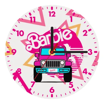 Barbie car, Ρολόι τοίχου ξύλινο (20cm)