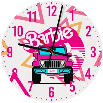 Barbie car, Ρολόι τοίχου ξύλινο (30cm)