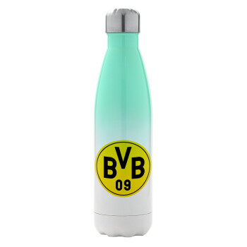 BVB Dortmund, Metal mug thermos Green/White (Stainless steel), double wall, 500ml