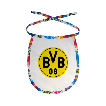 BVB Dortmund, Σαλιάρα μωρού αλέκιαστη με κορδόνι Χρωματιστή