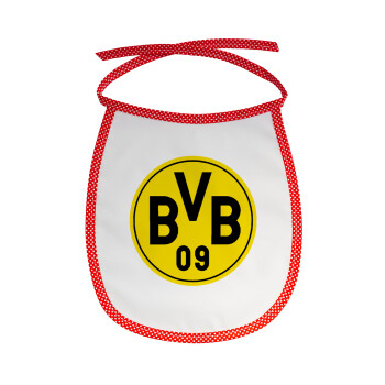 BVB Dortmund, Σαλιάρα μωρού αλέκιαστη με κορδόνι Κόκκινη