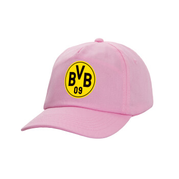 BVB Μπορούσια Ντόρτμουντ , Καπέλο Baseball, 100% Βαμβακερό, Low profile, ΡΟΖ
