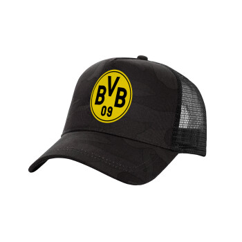 BVB Μπορούσια Ντόρτμουντ , Καπέλο Structured Trucker, (παραλλαγή) Army σκούρο