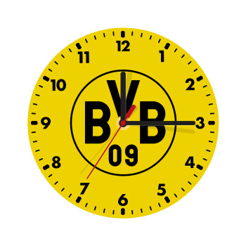 BVB Μπορούσια Ντόρτμουντ , Ρολόι τοίχου ξύλινο (20cm)