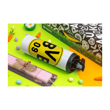 BVB Μπορούσια Ντόρτμουντ , Πασχαλινή Λαμπάδα με Travel Tumbler θερμό με διπλό καπάκι (600ml, BPA free) & κερί αρωματικό πλακέ (30cm) (ΡΟΖ)