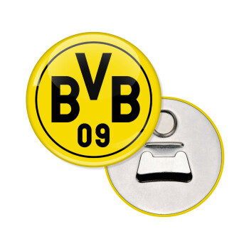 BVB Dortmund, Μαγνητάκι και ανοιχτήρι μπύρας στρογγυλό διάστασης 5,9cm