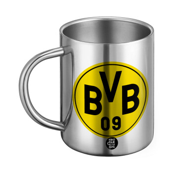 BVB Μπορούσια Ντόρτμουντ , Ανοξείδωτη Μεταλλική Κούπα 450ml - Διπλού Τοιχώματος