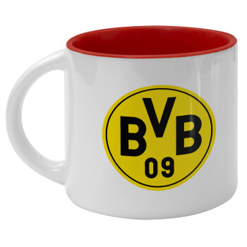 BVB Dortmund, Κούπα κεραμική 400ml Λευκή/Κόκκινη