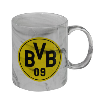 BVB Dortmund, Mug ceramic marble style, 330ml