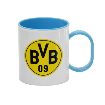 BVB Dortmund, Κούπα (πλαστική) (BPA-FREE) Polymer Μπλε για παιδιά, 330ml
