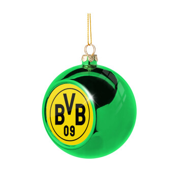 BVB Μπορούσια Ντόρτμουντ , Χριστουγεννιάτικη μπάλα δένδρου Πράσινη 8cm