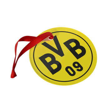 BVB Μπορούσια Ντόρτμουντ , Χριστουγεννιάτικο στολίδι γυάλινο 9cm