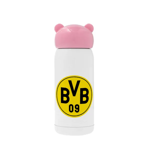 BVB Dortmund — Pink stainless steel thermal flask, 320ml