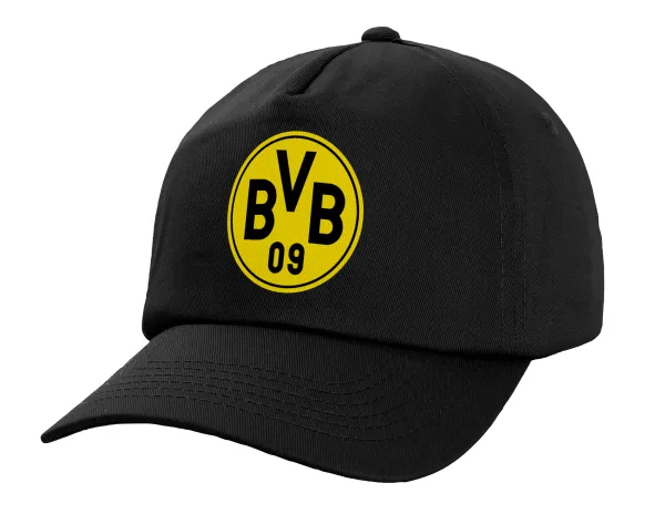 BVB Μπορούσια Ντόρτμουντ — Καπέλο Ενηλίκων Baseball, 100% Βαμβακερό,  Μαύρο (ΒΑΜΒΑΚΕΡΟ, ΕΝΗΛΙΚΩΝ, UNISEX, ONE SIZE)
