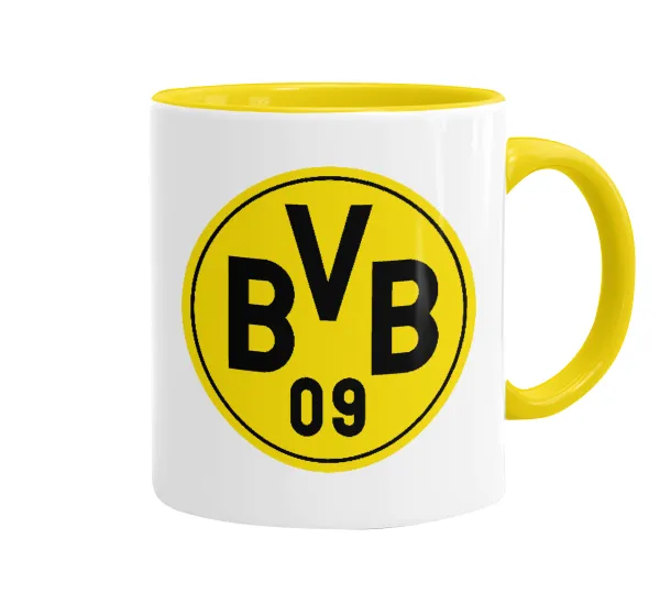 BVB Dortmund — Mug colored yellow, ceramic, 330ml