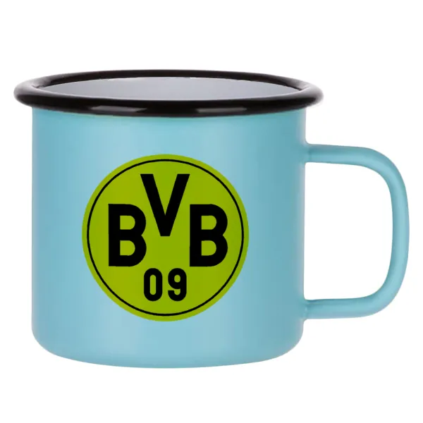BVB Μπορούσια Ντόρτμουντ — Κούπα Μεταλλική εμαγιέ ΜΑΤ σιέλ 360ml