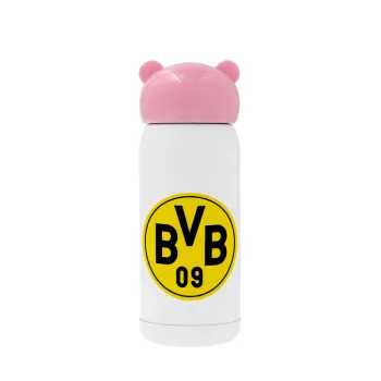 BVB Dortmund, Pink stainless steel thermal flask, 320ml