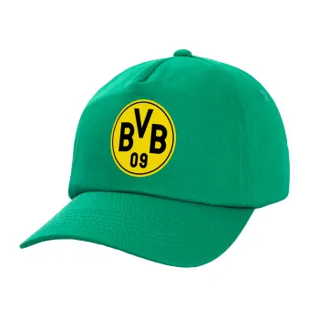 BVB Dortmund, Adult Baseball Cap, 100% Cotton, Green (COTTON, ADULT, UNISEX, ONE SIZE)
