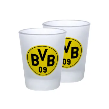 BVB Dortmund, Σφηνοπότηρα γυάλινα 45ml του πάγου (2 τεμάχια)