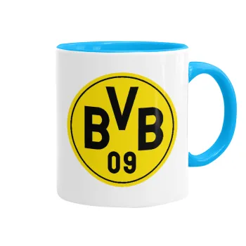 BVB Μπορούσια Ντόρτμουντ , Κούπα χρωματιστή γαλάζια, κεραμική, 330ml