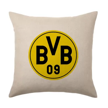 BVB Dortmund, Μαξιλάρι καναπέ ΛΙΝΟ 40x40cm περιέχεται το  γέμισμα