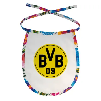 BVB Μπορούσια Ντόρτμουντ , Σαλιάρα μωρού αλέκιαστη με κορδόνι Χρωματιστή