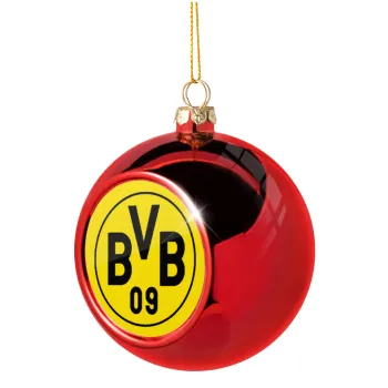BVB Dortmund, Christmas tree ball Red 8cm