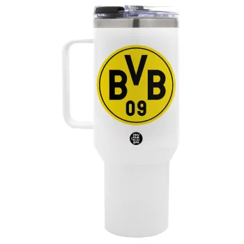BVB Μπορούσια Ντόρτμουντ , Mega Tumbler με καπάκι, διπλού τοιχώματος (θερμό) 1,2L