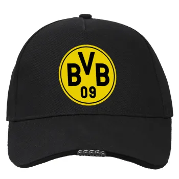 BVB Μπορούσια Ντόρτμουντ , Καπέλο Εργασίας & Δραστηριοτήτων με LED Φως - Ιδανικό για Νύχτα & Χαμηλό Φωτισμό (100% ΒΑΜΒΑΚΕΡΟ, ΕΝΗΛΙΚΩΝ, UNISEX)