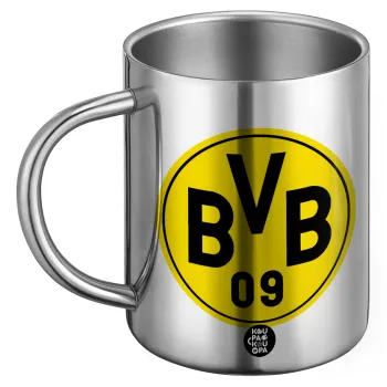 BVB Μπορούσια Ντόρτμουντ , Ανοξείδωτη Μεταλλική Κούπα 450ml - Διπλού Τοιχώματος