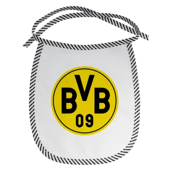 BVB Dortmund, Σαλιάρα μωρού αλέκιαστη με κορδόνι Μαύρη