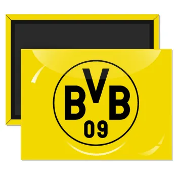 BVB Μπορούσια Ντόρτμουντ , Ορθογώνιο μαγνητάκι ψυγείου διάστασης 9x6cm