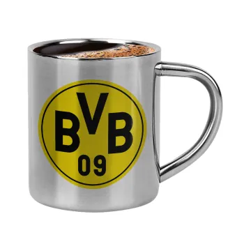 BVB Dortmund, Double-wall metal cup for espresso (220ml)