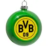 Green Christmas tree ornament bauble 8cm