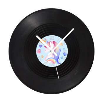 Μονόκερος, Ρολόι τοίχου Βινύλιο (30cm)