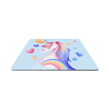Cute unicorn, Mousepad rect 27x19cm