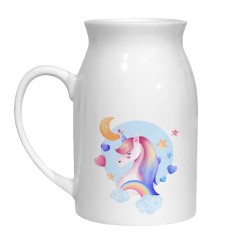 Cute unicorn, Milk Jug (450ml) (1pcs)