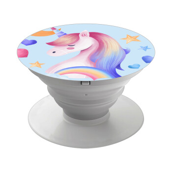 Μονόκερος, Phone Holders Stand  Λευκό Βάση Στήριξης Κινητού στο Χέρι