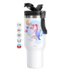 Mega Stainless steel Tumbler with lid, double wall 1,2L