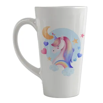 Μονόκερος, Κούπα κωνική Latte Μεγάλη, κεραμική, 450ml