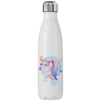 Cute unicorn, Stainless steel, double-walled, 750ml