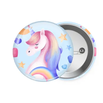 Cute unicorn, Κονκάρδα παραμάνα 7.5cm