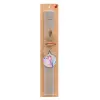 Easter Set, wooden keychain & scented Easter candle flat (30cm) (GRAY)