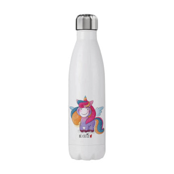 Pink unicorn, Stainless steel, double-walled, 750ml
