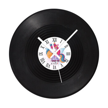 Μονόκερος, Ρολόι τοίχου Βινύλιο (30cm)