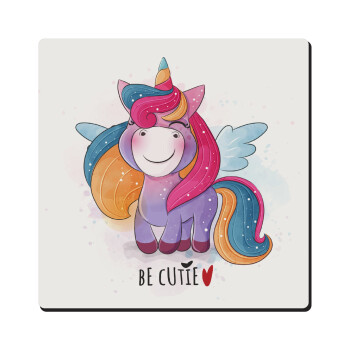 Μονόκερος, Τετράγωνο μαγνητάκι ξύλινο 6x6cm